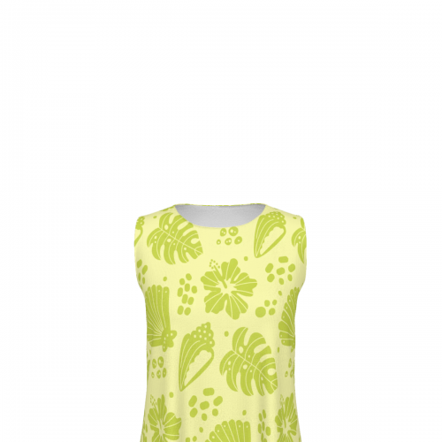 Women's Sleeveless Crew-Neck Dress