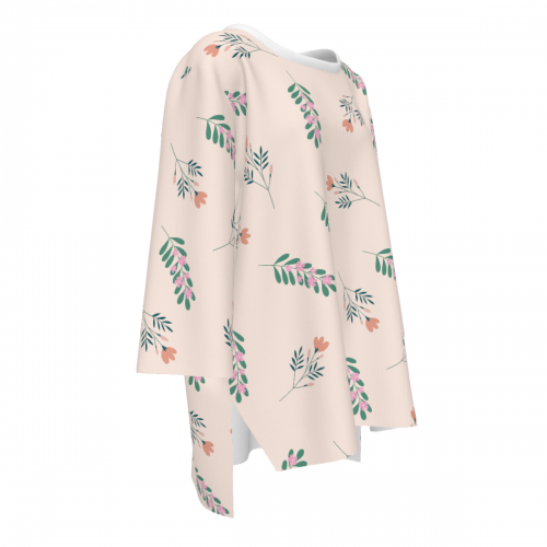 Women's Loose Crew Neck Side Split Top