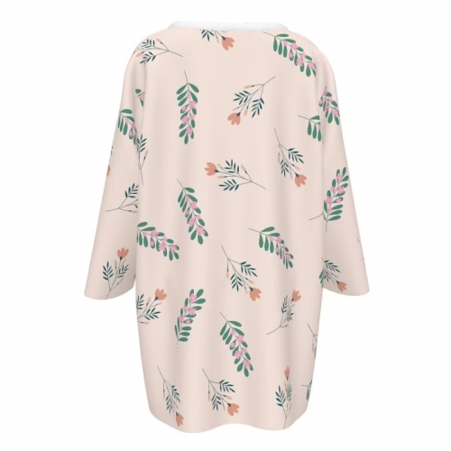 Women's Loose Crew Neck Side Split Top