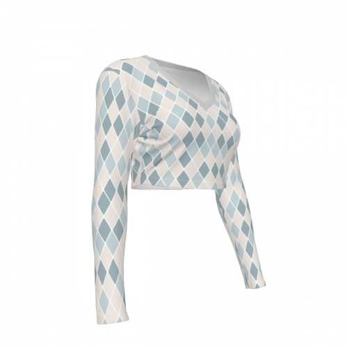 Women's V-Neck Long Sleeve Sun Protection Top
