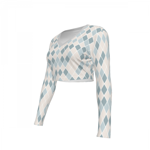 Women's V-Neck Long Sleeve Sun Protection Top