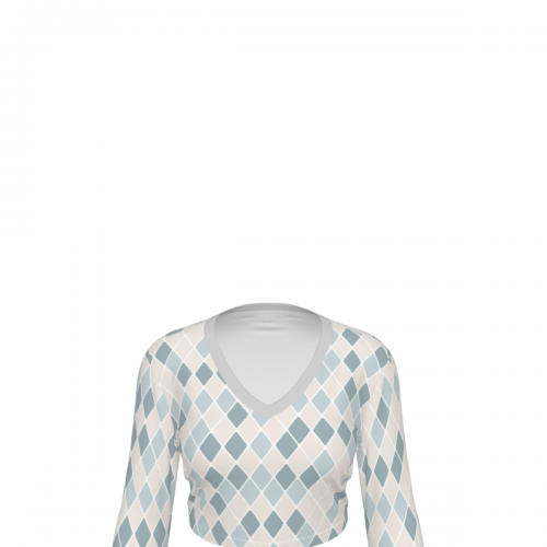 Women's V-Neck Long Sleeve Sun Protection Top