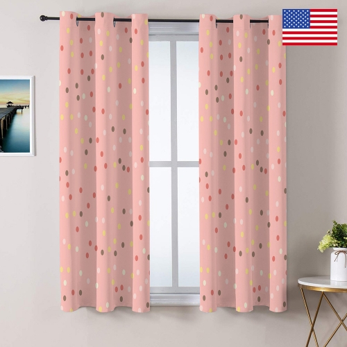 Grommet Curtains 42" x 63" ( Set of 2 ) | Ships from USA