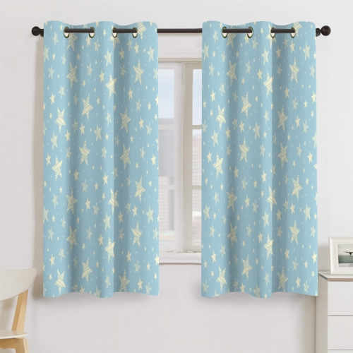 Grommet Curtains 52" x 63" ( Set of 2 ) | Ships from USA