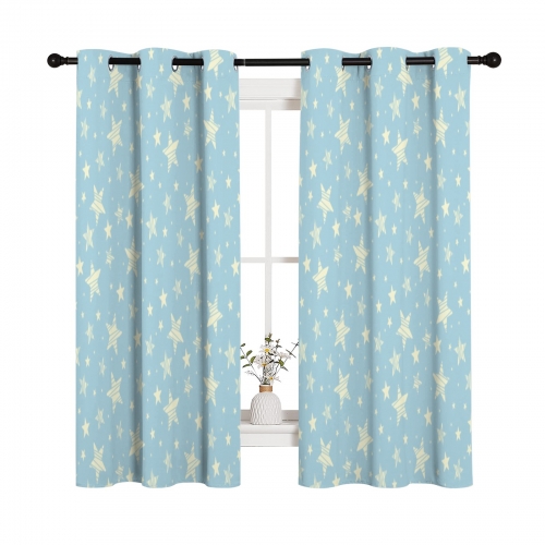 Grommet Curtains 52" x 63" ( Set of 2 ) | Ships from USA