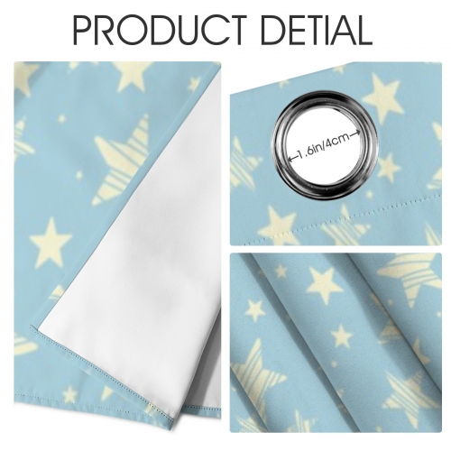 Grommet Curtains 52" x 63" ( Set of 2 ) | Ships from USA