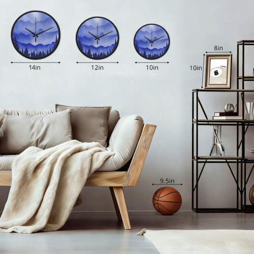 Round Wall Clock 12"