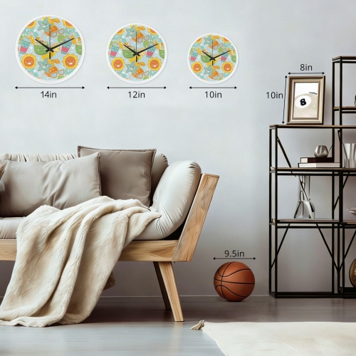 Round Wall Clock 14"