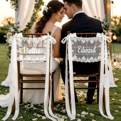 Lace Chair Back Decor ( Set of 2 )