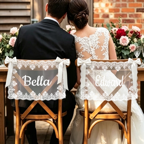 Lace Chair Back Decor ( Set of 2 )