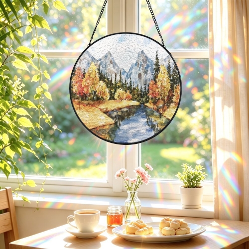 Custom  Colored Glass Ornament