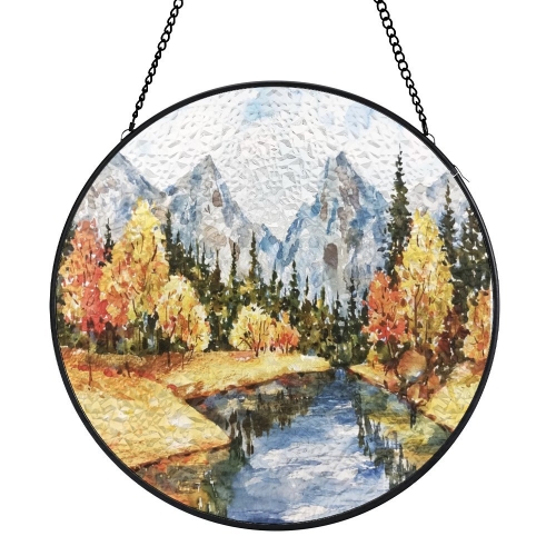 Custom  Colored Glass Ornament