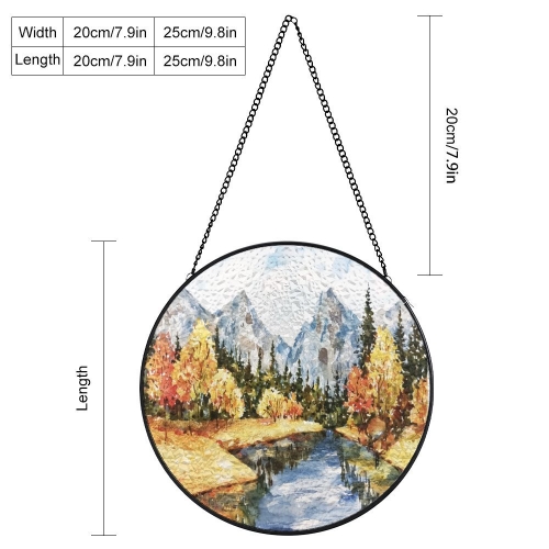 Custom  Colored Glass Ornament