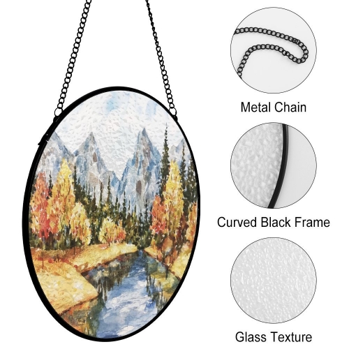 Custom  Colored Glass Ornament