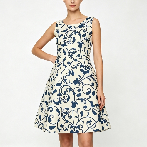 Women's Sleeveless Dress with Pockets