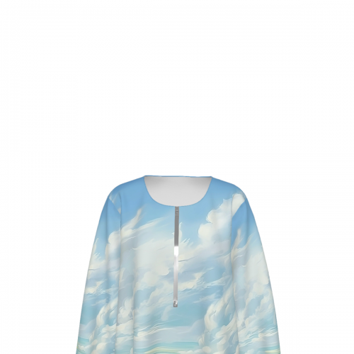 Women's Half Zip Long Sleeve Sweatshirt
