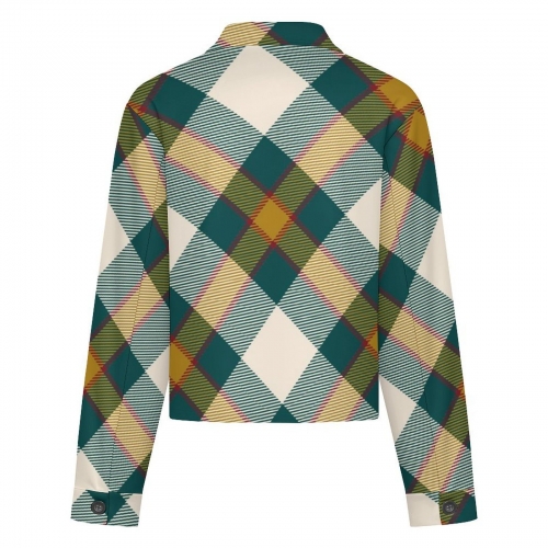 Women's Cropped Shirt Jacket