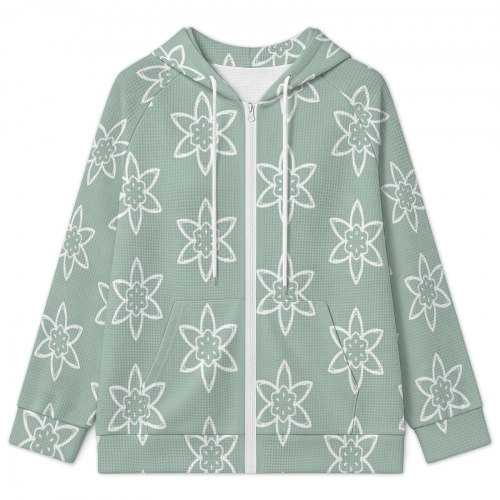 Women's Full-zip Hoodie with Drawstring