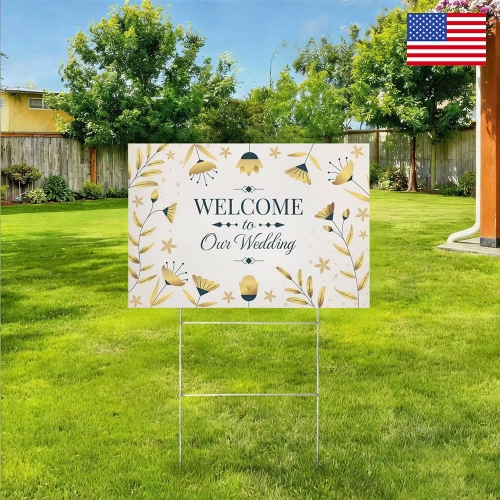 Yard Sign 18" x 12" ( Two-Sided Same Print ) | Ships from USA