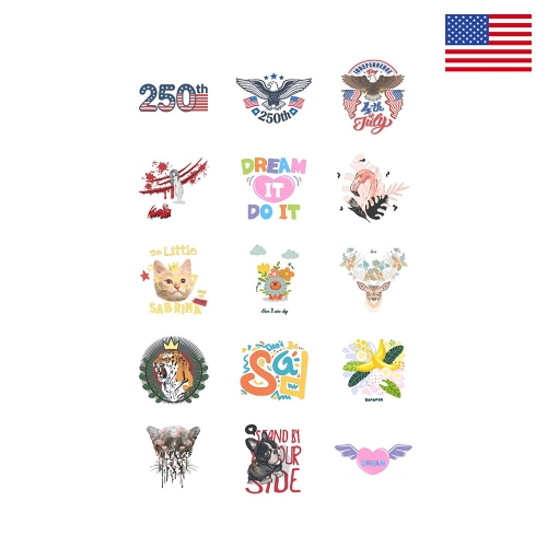 Personalized Temporary Tattoos ( 15 Pieces, Customizable Separately ) | Ships from USA