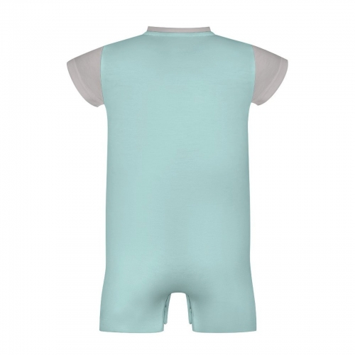 All Over Print Cotton Baby's Short Sleeve Romper