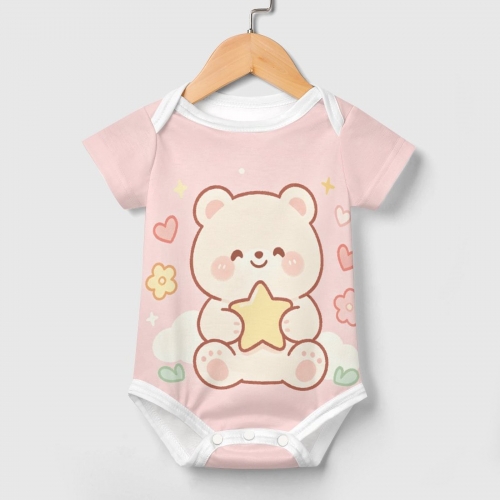 All Over Print Cotton Baby's Climbing Suit