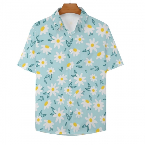 Women's Collared Pocketless Short Sleeve Shirt