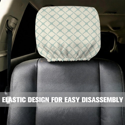 Car Headrest Covers ( Set of 2 ) | Ships from USA