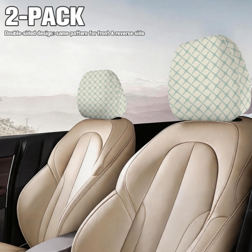 Car Headrest Covers ( Set of 2 ) | Ships from USA
