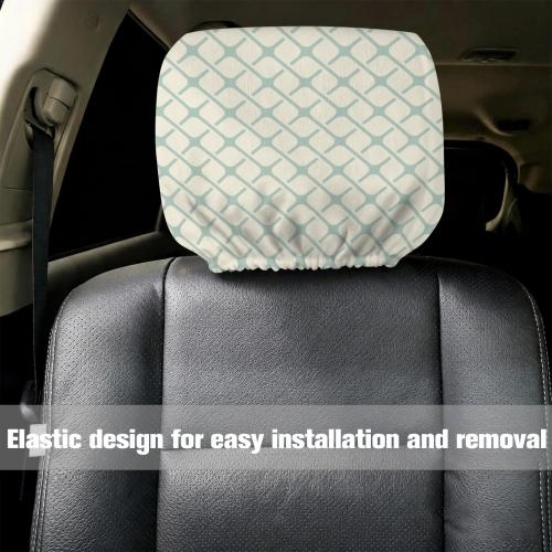 Car Headrest Covers ( Set of 2 ) | Ships from USA