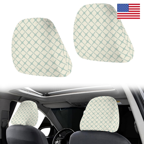 Car Headrest Covers ( Set of 2 ) | Ships from USA