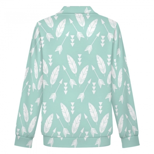 Women's Quarter Zip Pullover Sweatshirt