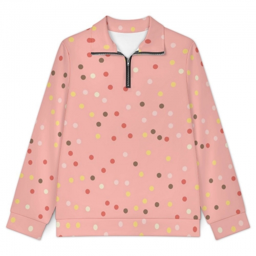 Women's Quarter Zip Pullover Sweatshirt