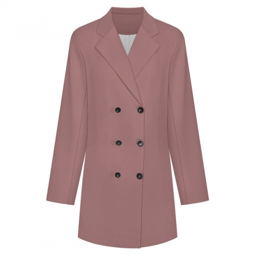 Women's Double Breasted Waist Blazer Dress