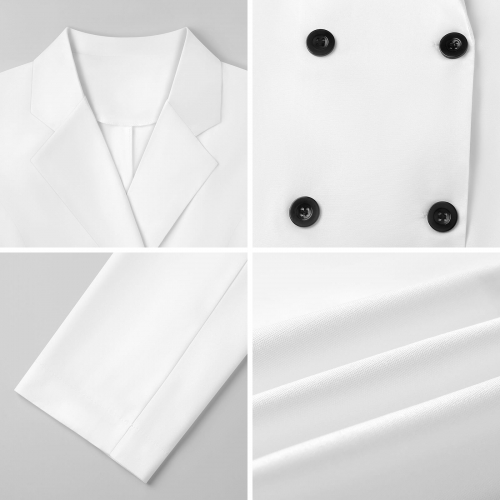 Women's Double Breasted Waist Blazer Dress