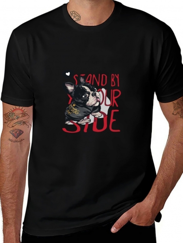 Adult Cotton T-Shirt ( Two- Side Printing ) | Ships from USA