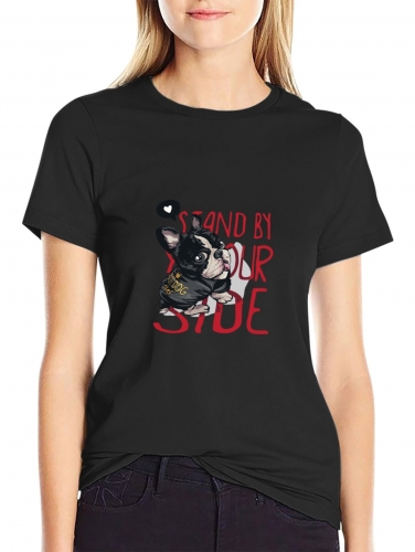 Adult Cotton T-Shirt ( Two- Side Printing ) | Ships from USA