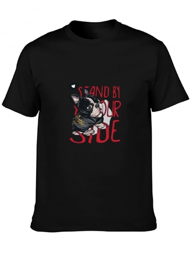 Adult Cotton T-Shirt ( Two- Side Printing ) | Ships from USA