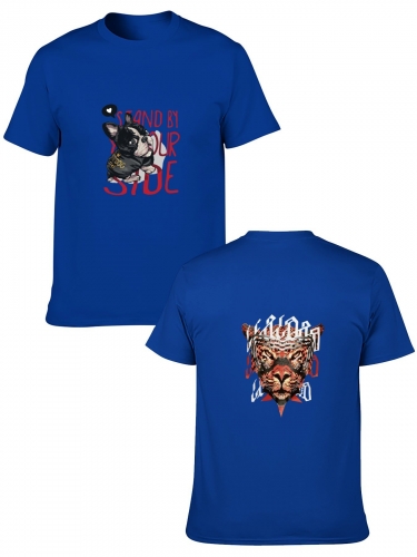 Adult Cotton T-Shirt ( Two- Side Printing ) | Ships from USA