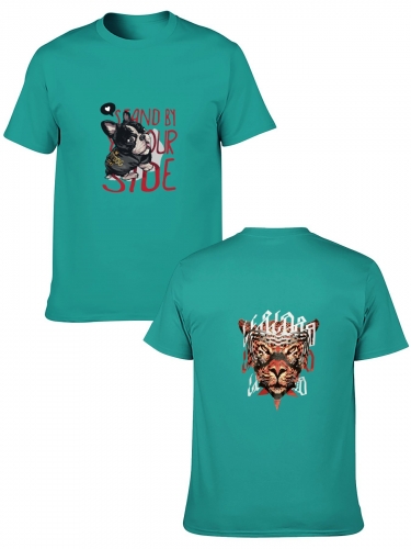 Adult Cotton T-Shirt ( Two- Side Printing ) | Ships from USA