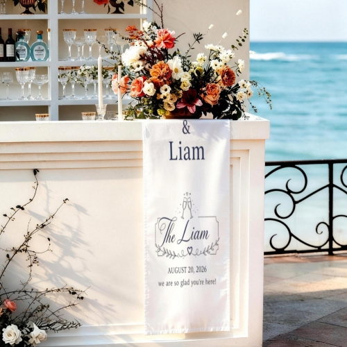 Wedding Table Runner 13" x 72" | Ships from USA
