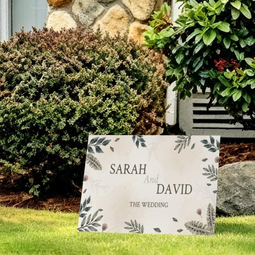 Yard Sign 12" x 9" ( Stand Not Included & Two-Sided Same Print ) | Ships from USA