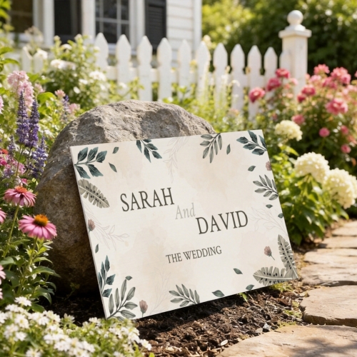 Yard Sign 12" x 9" ( Stand Not Included & Two-Sided Same Print ) | Ships from USA