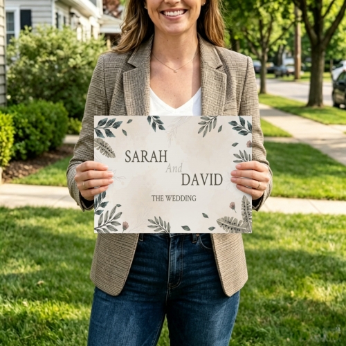 Yard Sign 12" x 9" ( Stand Not Included & Two-Sided Same Print ) | Ships from USA