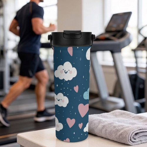 20oz Tea Tumbler with Carry Handle