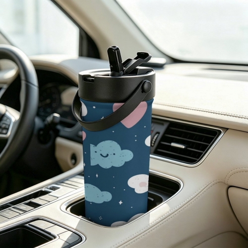 20oz Tea Tumbler with Carry Handle