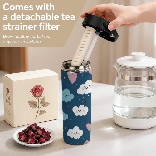 20oz Tea Tumbler with Carry Handle