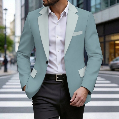 Men's Single‑button Blazer