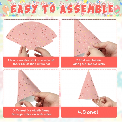 Custom Party Hats ( 3-Pack )