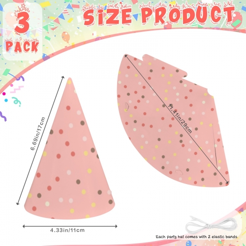Custom Party Hats ( 3-Pack )